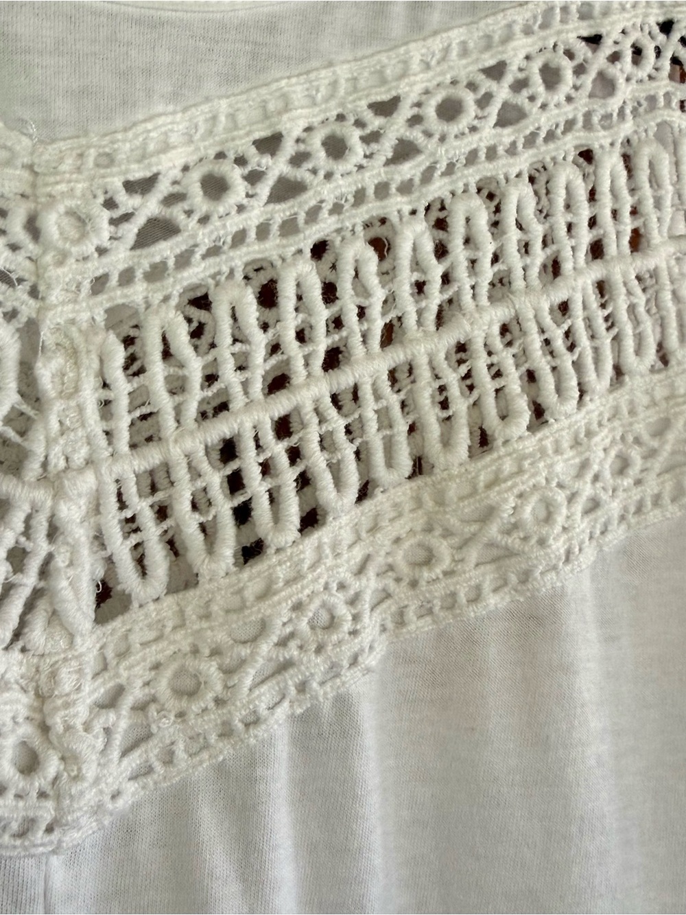 Prana White Lace-Detail Tank Top - Picture 3 of 5